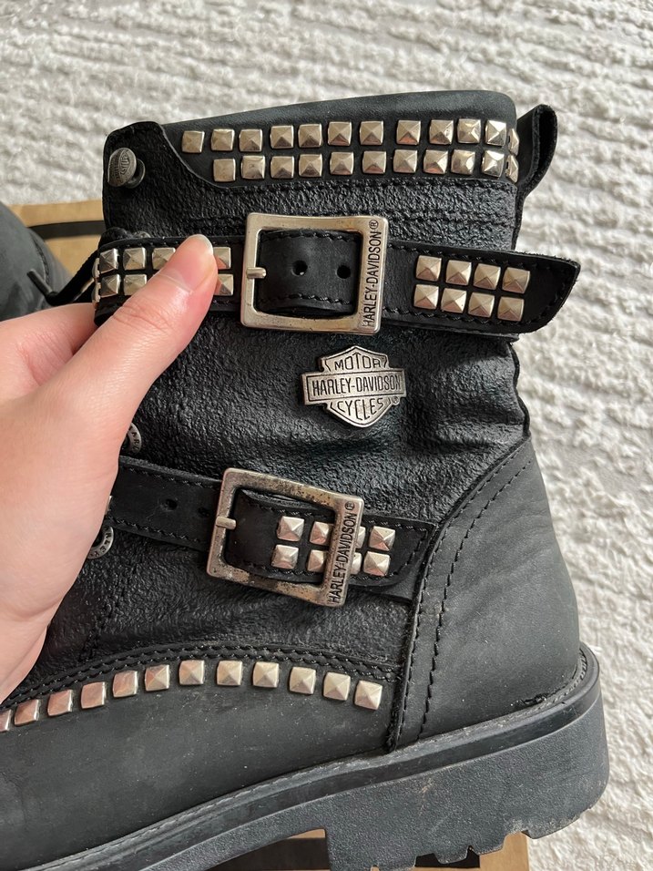 harley davidson zımbalı punk bot (STLDI!) - Görsel 3