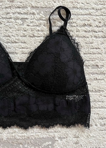 Siyah Gotik Midi Bralet - Görsel 2