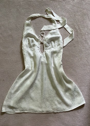 coquette saten elbise - Görsel 2