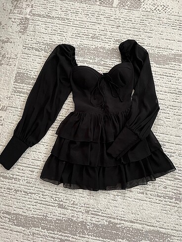 Killstar siyah mini elbise