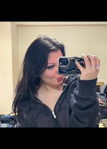 Unisex Old School Kapüşonlu Hırka - Görsel 3