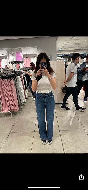 36 Beden H&M wide high jean