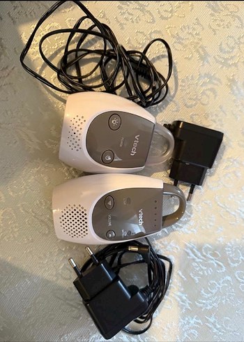 VTech Bebek Monitörü Beyaz Gri - Görsel 2