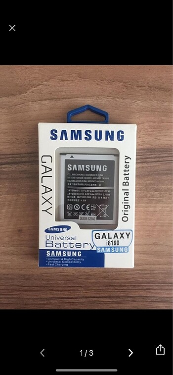 Samsung Galaxy i8190 Orjinal batarya