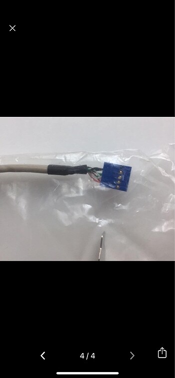 Beden Renk Asus 2 port USB 2.0 bracket kablo