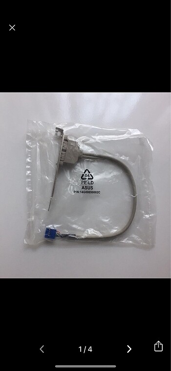 Asus 2 port USB 2.0 bracket kablo