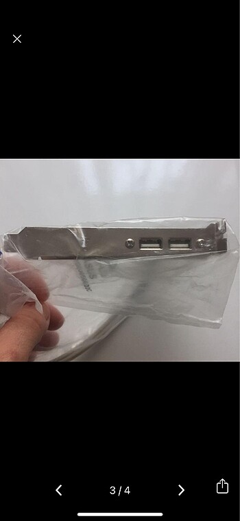Beden Asus 2 port USB 2.0 bracket kablo