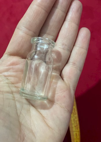 Küçük Şeffaf Cam Bebek Şişesi - Görsel 5