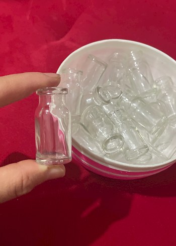 Küçük Şeffaf Cam Bebek Şişesi - Görsel 3