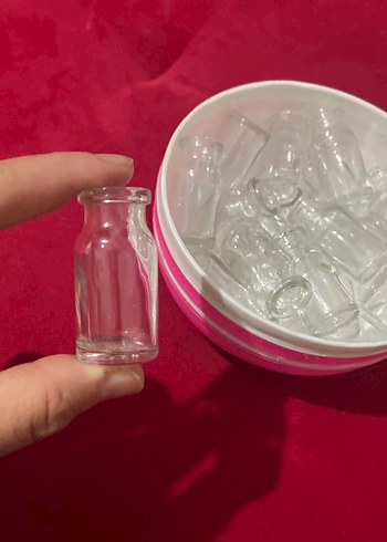 Küçük Şeffaf Cam Bebek Şişesi - Görsel 4