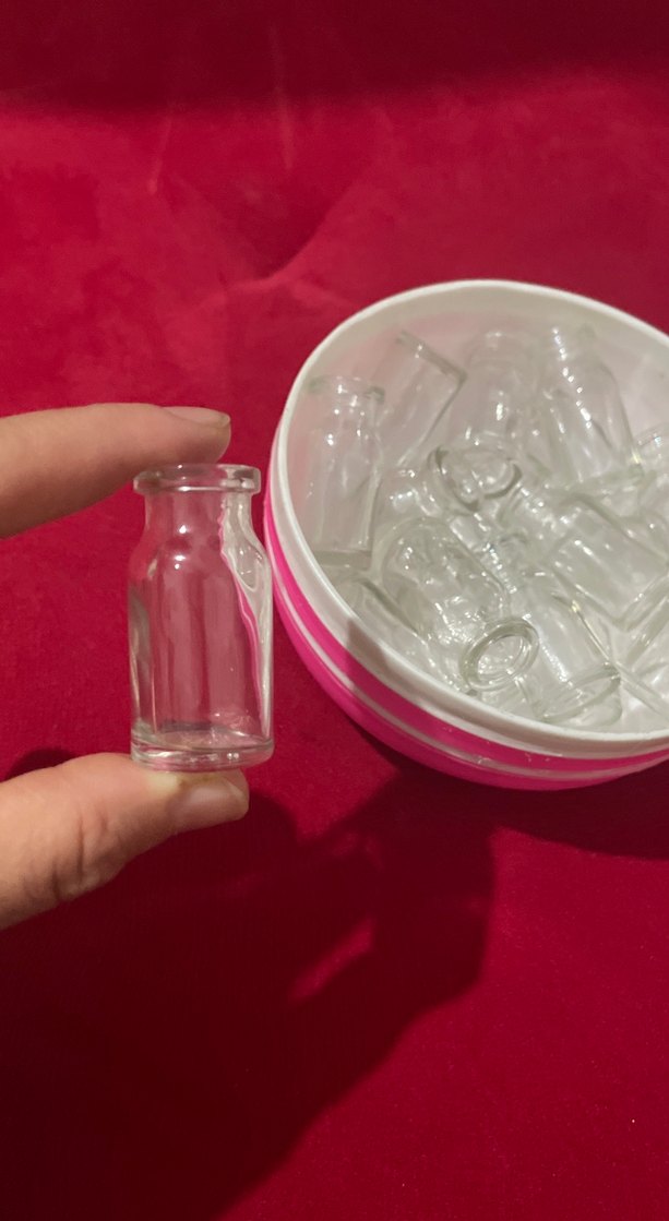 Küçük Şeffaf Cam Bebek Şişesi - Görsel 4