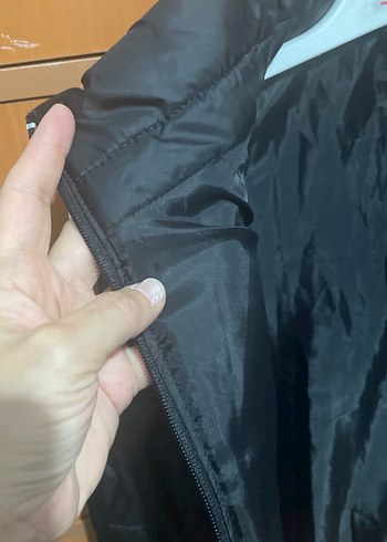 38 Beden Siyah Fermuarlı Kadın Spor Yelek
