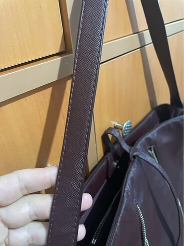 Beden bordo Renk Kadın deri çanta