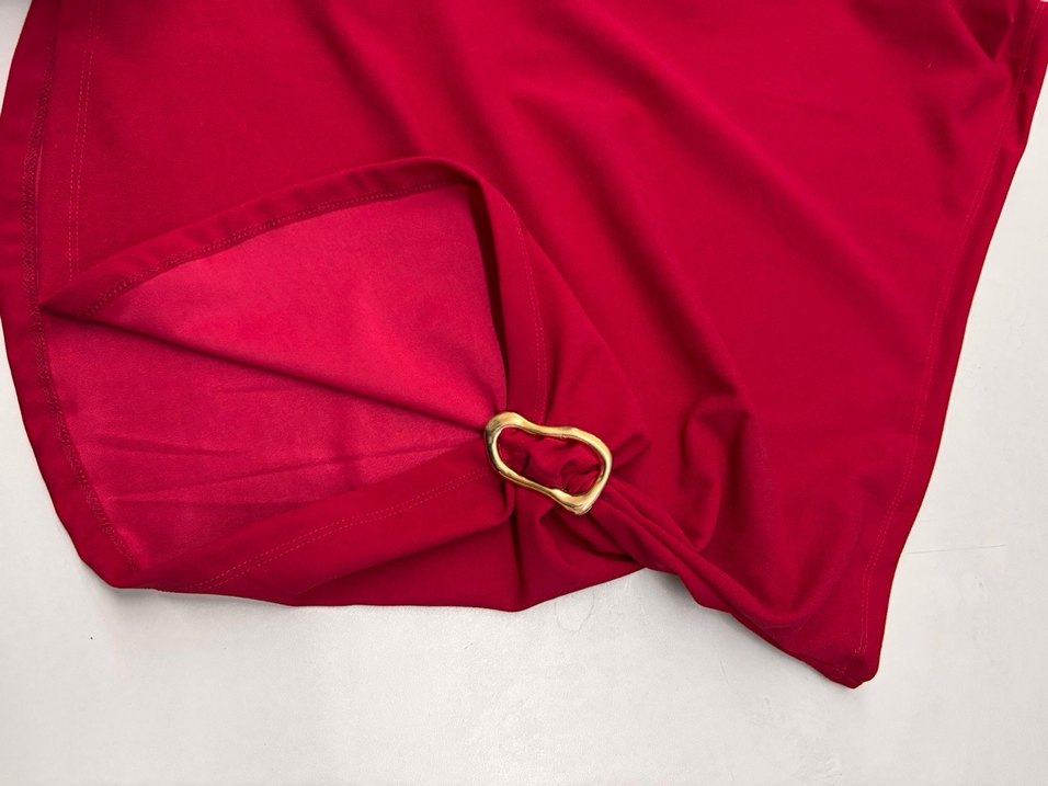 Kırmızı Drapeli Kadın üst - Görsel 2