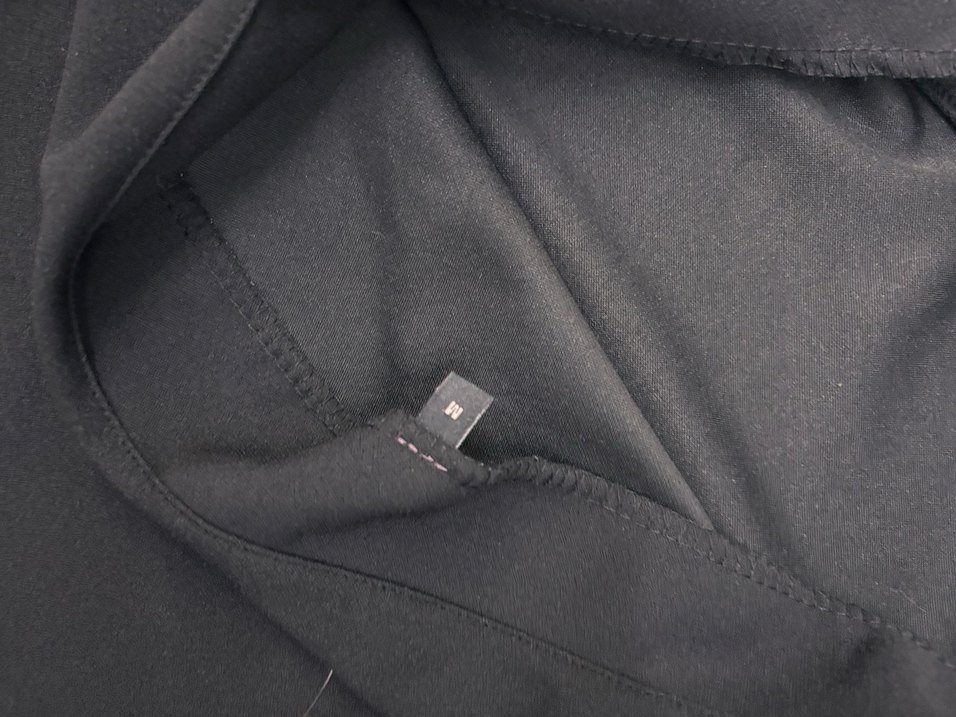 Siyah Drapeli Midi üst - Görsel 3