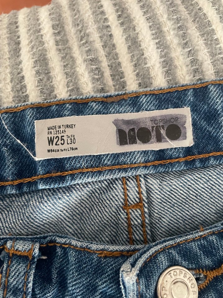 Düz Kesim Kadın Mavi Denim Jean - Görsel 3