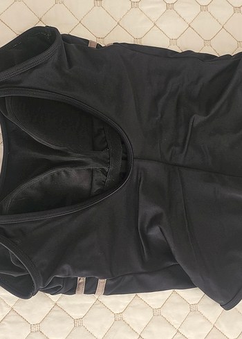 Siyah İpli Midi Kadın Mayo - Görsel 2