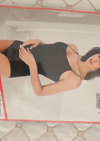 Siyah İpli Midi Kadın Mayo - Görsel 3