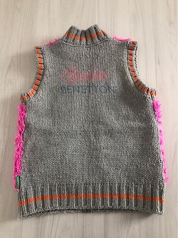 12-13 Yaş Beden pembe Renk Benetton Barbie Yelek