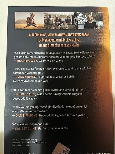  Marslı Kitap