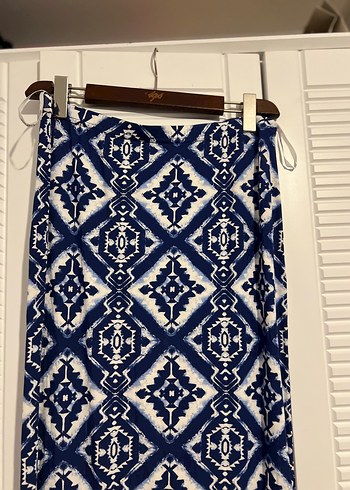 Kadın Lacivert Bohem Uzun Etek - Görsel 2