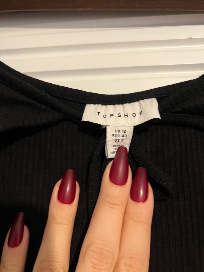 Uzun Kollu Siyah  Mini  Elbise - Görsel 3