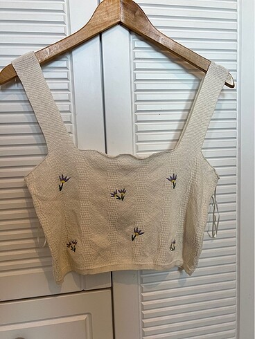 PENTİ BOHEM CROP BLUZ