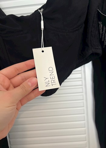 Uzun Kollu Siyah Drapeli Bluz - Görsel 4