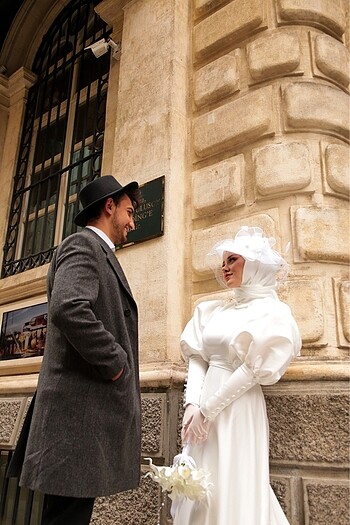 m Beden Nikah elbisesi