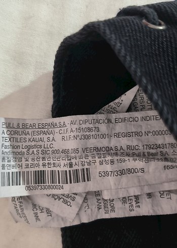 Düğmeli Siyah Kadın Denim mini etek - Görsel 4