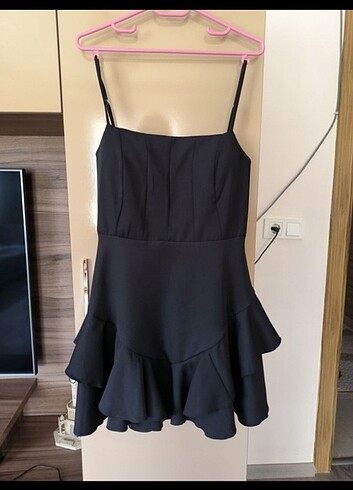 Diğer Sevenday prenses model siyah elbise