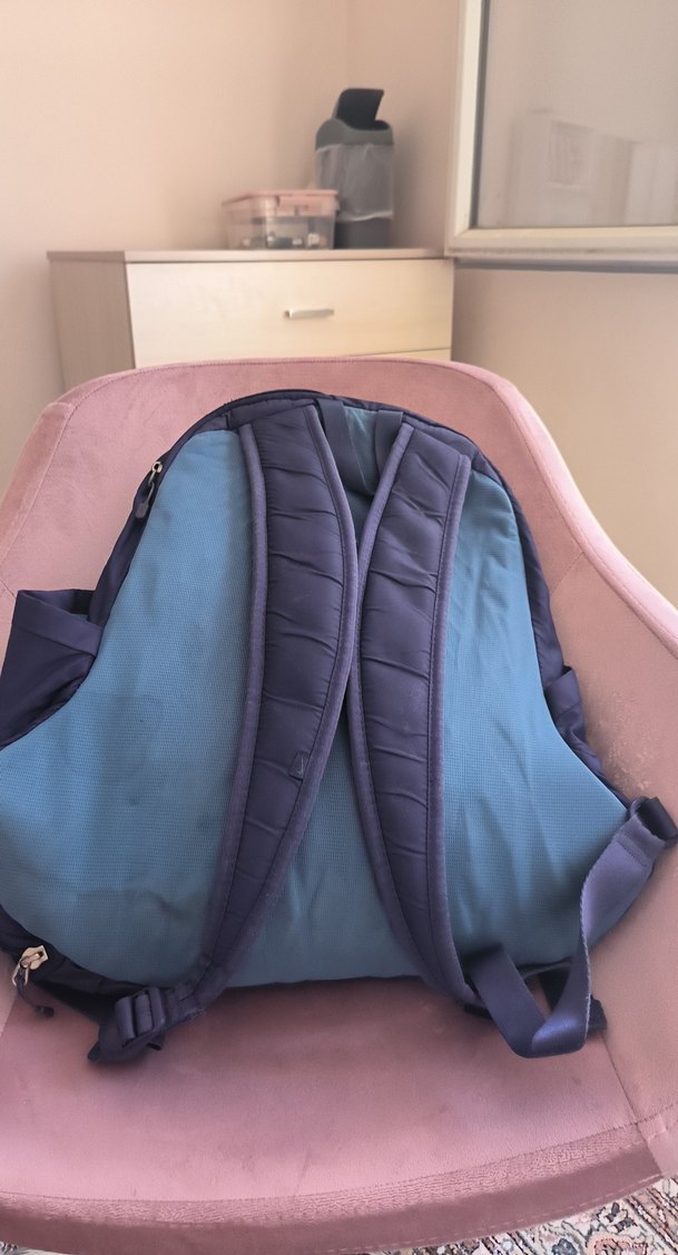 Mor Nike Fermuarlı Kadın Sırt Çantası - Görsel 2