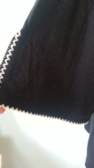 xl Beden yeni nakis islemeli sile bezi siyah bluz xxl beden bluz