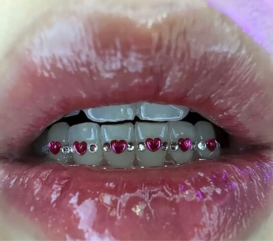  Beden Taşlı grillz diş taşı