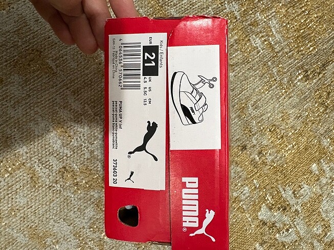 21 Beden Puma 21no bebek spor ayakkabı