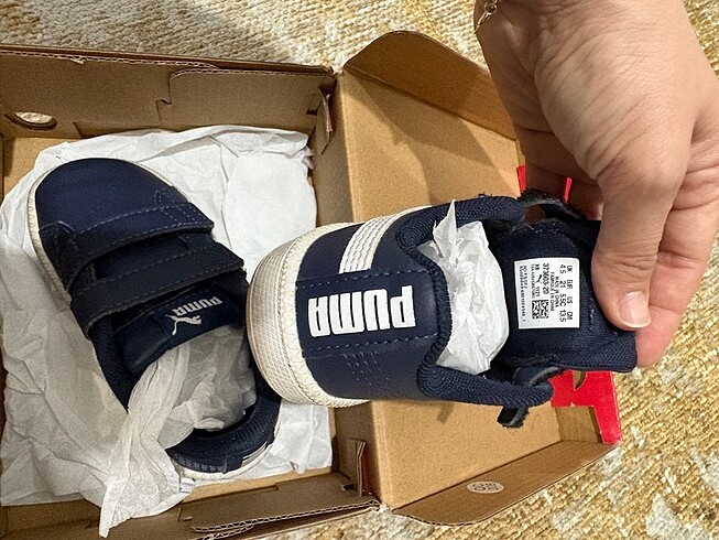 21 Beden lacivert Renk Puma 21no bebek spor ayakkabı