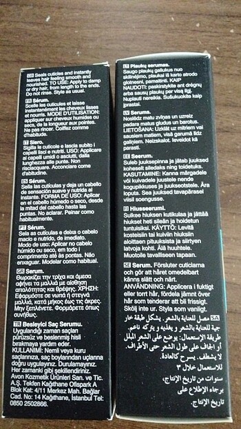 Avon Argan yağlı serum
