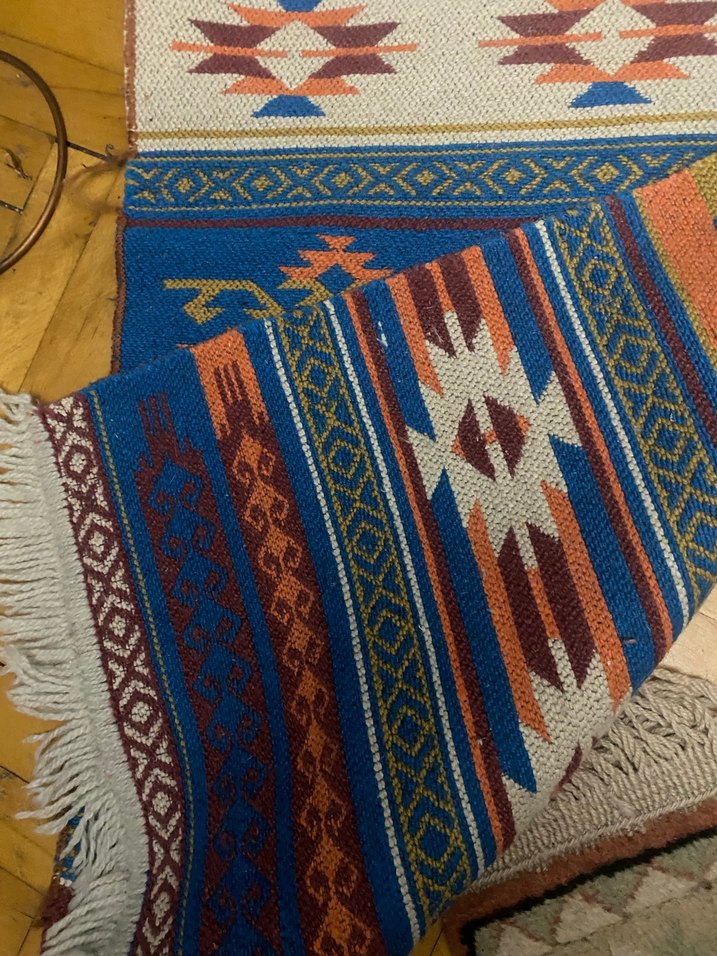 Renkli Etnik Desenli Konvansiyonel Halı - Görsel 2