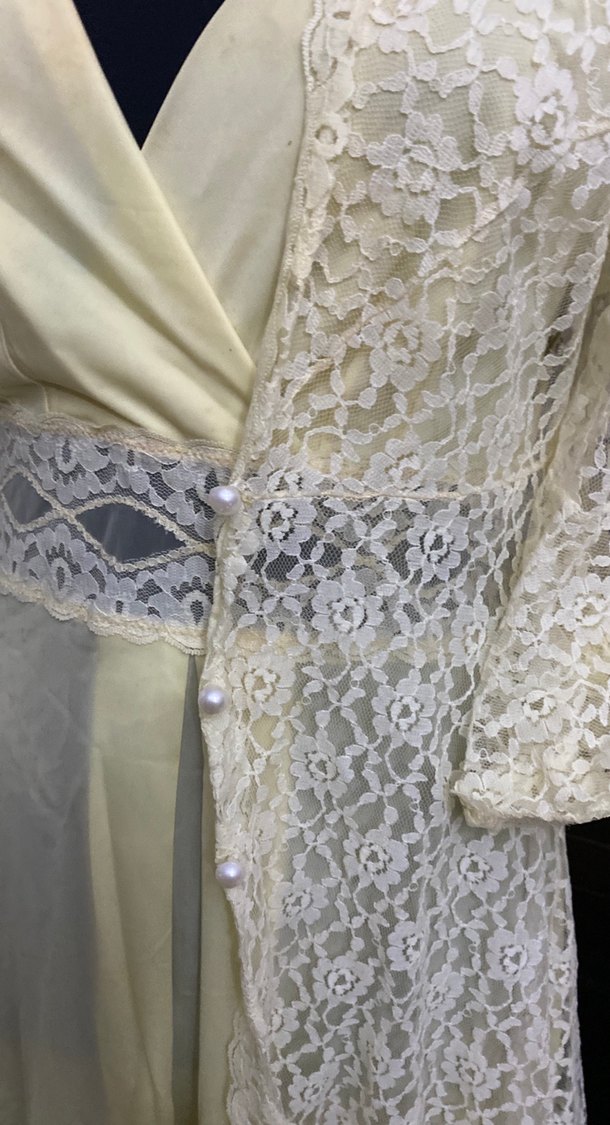 Vintage Bohem Uzun Kadın Sabahlık - Görsel 3