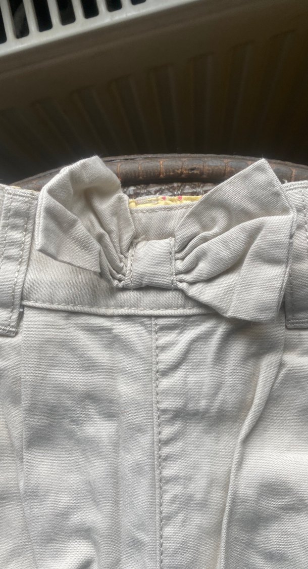 Erkek Çocuk Beyaz Keten Pantolon - Görsel 2