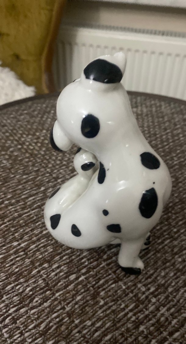 Beyaz ve Gri Dalmaçyalı Köpek Biblosu - Görsel 2