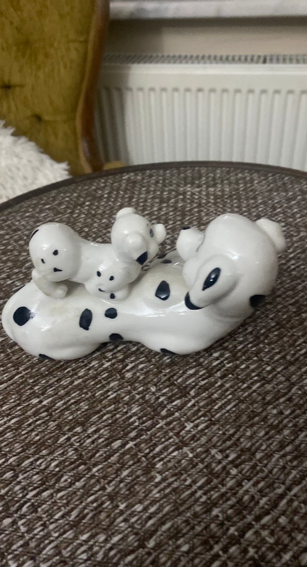 Beyaz Dalmaçyalı Köpek Biblo - Görsel 2