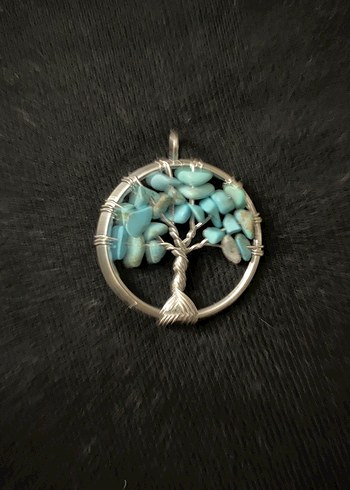 Turkuaz Boncuklu Bohem Midi Kolye - Görsel 3