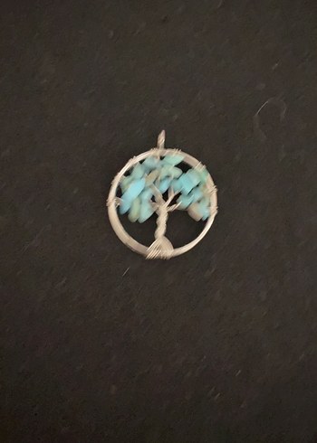 Turkuaz Boncuklu Bohem Midi Kolye - Görsel 2