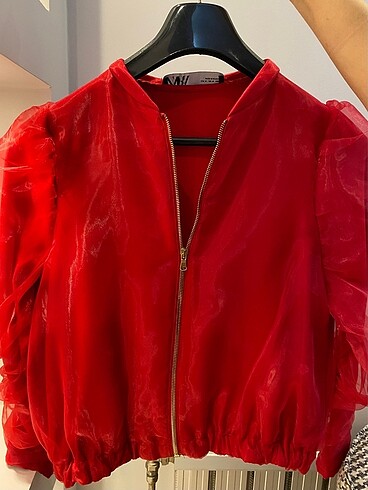 m Beden kırmızı Renk Zara kırmızı ceket