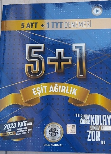 Bilgi Sarmal Yayınları TYT AYT Eşit Ağırlık 5+1 Özel Deneme