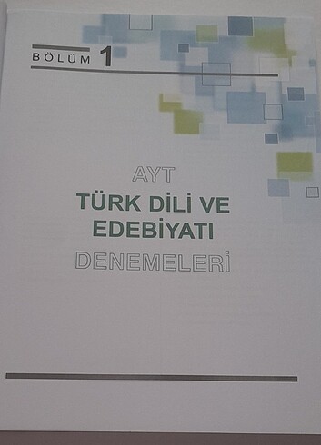 AYT Karekök Yayınları Türk Dili Edebiyatı Denemeleri