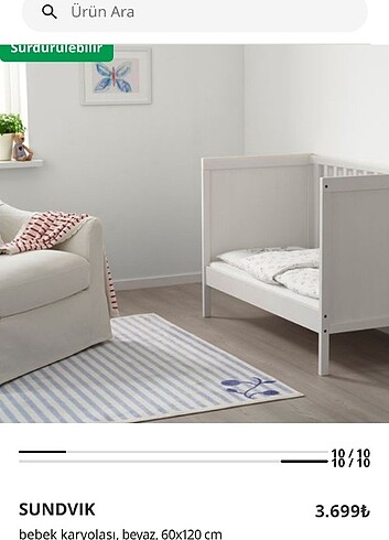 Ikea sundvık beşik ankara - Görsel 8