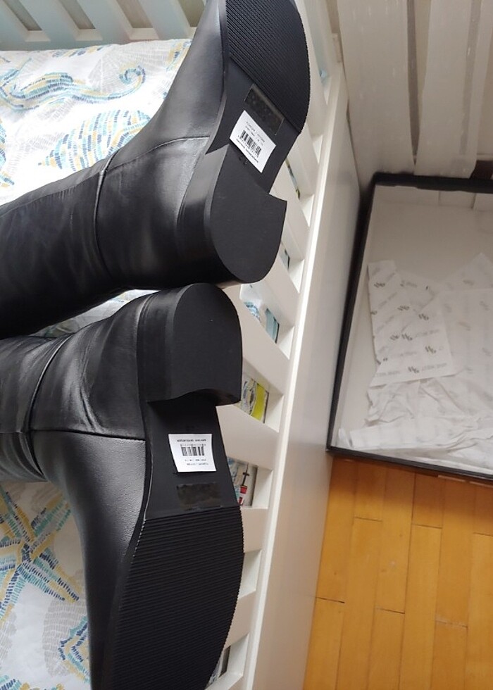 nıne west 0 deri çizme - Görsel 4