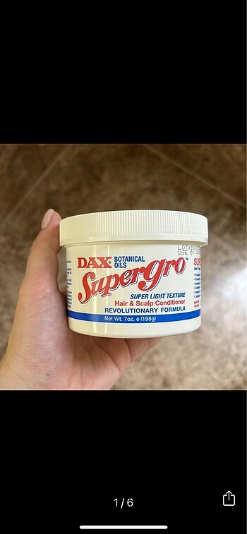 Dax Supergro Saç Bakım Yağı-Maskesi